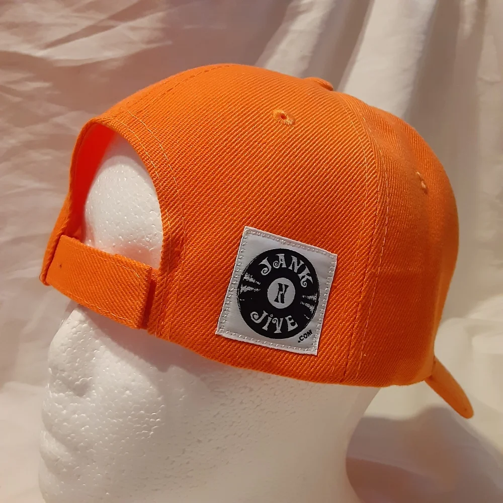 Grateful Dead hat, Orange Grateful Dead Bolt hat - Picture 7 of 8